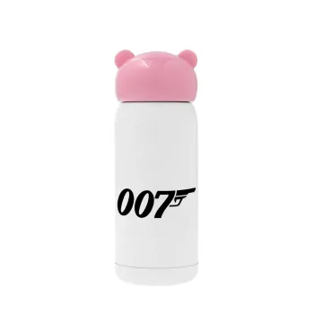 James Bond 007, Pink stainless steel thermal flask, 320ml