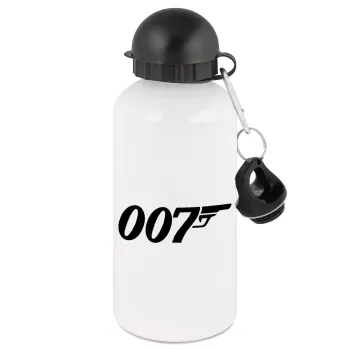 James Bond 007, Μεταλλικό παγούρι νερού, Λευκό, αλουμινίου 500ml