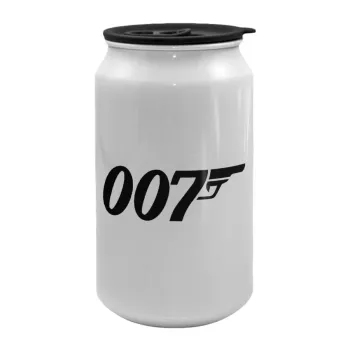 James Bond 007, Κούπα ταξιδιού μεταλλική με καπάκι (tin-can) 500ml