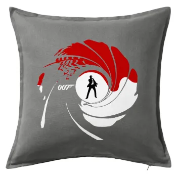James Bond 007, Sofa cushion Grey 50x50cm includes filling