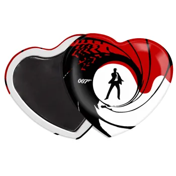 James Bond 007, Μαγνητάκι καρδιά (57x52mm)