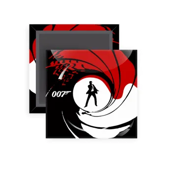 James Bond 007, Μαγνητάκι ψυγείου τετράγωνο διάστασης 5x5cm