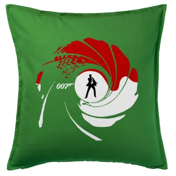 James Bond 007, Sofa cushion Green 50x50cm includes filling