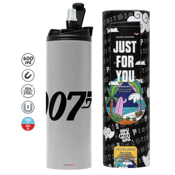 James Bond 007, Tumbler stainless steel GREY 600ml