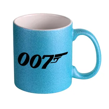 James Bond 007, Κούπα Σιέλ Glitter που γυαλίζει, κεραμική, 330ml
