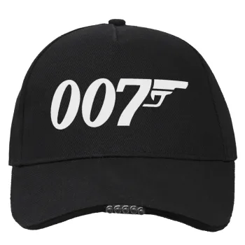 James Bond 007, Καπέλο Εργασίας & Δραστηριοτήτων με LED Φως - Ιδανικό για Νύχτα & Χαμηλό Φωτισμό (100% ΒΑΜΒΑΚΕΡΟ, ΕΝΗΛΙΚΩΝ, UNISEX)