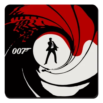 James Bond 007, Τετράγωνο μαγνητάκι ξύλινο 9x9cm