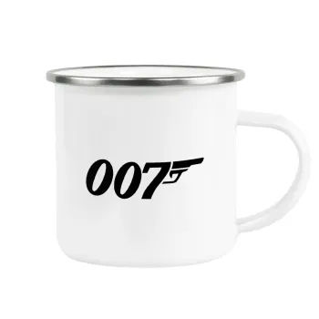 James Bond 007, Κούπα Μεταλλική εμαγιέ λευκη 360ml