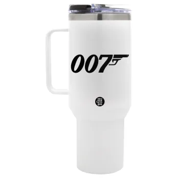 James Bond 007, Mega Stainless steel Tumbler with lid, double wall 1,2L