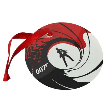James Bond 007, Στολίδι Χριστουγεννιάτικο στολίδι γυάλινο 9cm