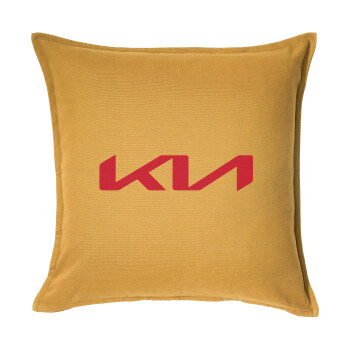 KIA, Sofa cushion YELLOW 50x50cm includes filling