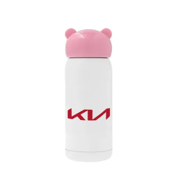 KIA, Pink stainless steel thermal flask, 320ml