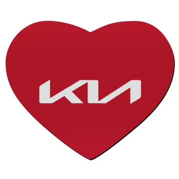 KIA, Mousepad heart 23x20cm