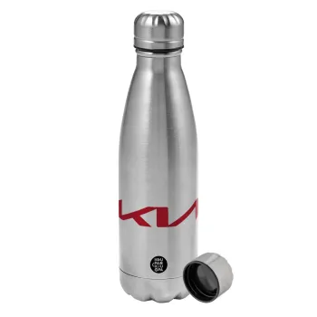 KIA, Metallic water bottle, stainless steel, 750ml