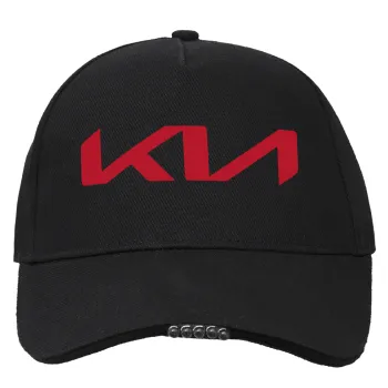 KIA, Work & Activity LED Light Cap – Perfect for Night & Low Light Conditions (100% COTTON, ADULT, UNISEX)