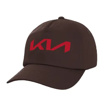 KIA, Adult Baseball Cap, 100% Cotton, Chocolate (COTTON, ADULT, UNISEX, ONE SIZE)