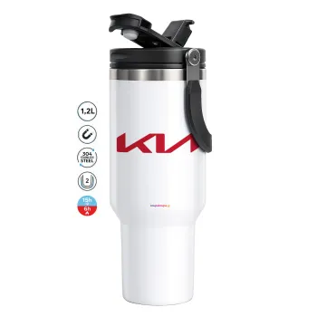 KIA, Mega Stainless steel Tumbler with lid, double wall 1,2L