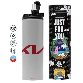 KIA, Tumbler stainless steel GREY 600ml