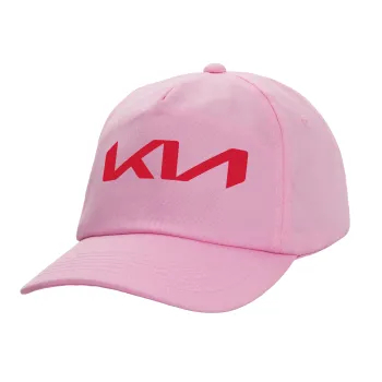 KIA, Adult Baseball Cap, 100% Cotton, PINK (COTTON, ADULT, UNISEX, ONE SIZE)