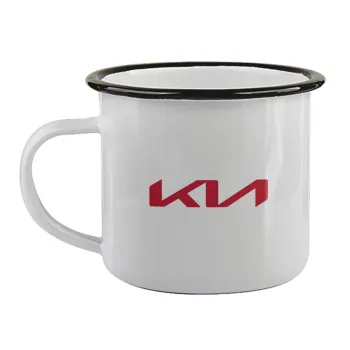 KIA, Κούπα εμαγιέ με μαύρο χείλος 360ml
