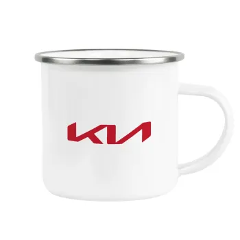KIA, Κούπα Μεταλλική εμαγιέ λευκη 360ml