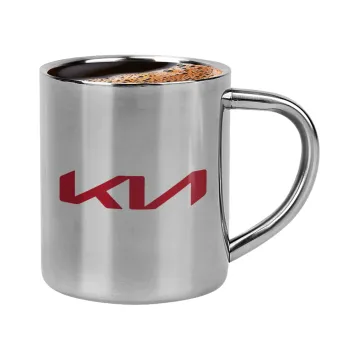 KIA, Κουπάκι μεταλλικό διπλού τοιχώματος για espresso (220ml)