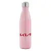 Μεταλλικό παγούρι θερμός Ροζ Ιριδίζον (Stainless steel), διπλού τοιχώματος, 500ml