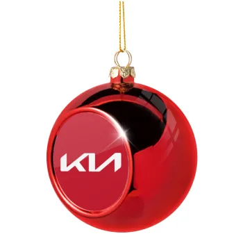 KIA, Christmas tree ball Red 8cm