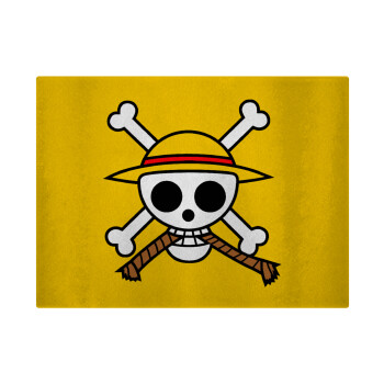 Onepiece skull, Επιφάνεια κοπής γυάλινη (38x28cm)