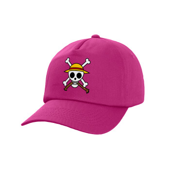 Onepiece skull, Καπέλο Ενηλίκων Baseball, 100% Βαμβακερό,  purple (ΒΑΜΒΑΚΕΡΟ, ΕΝΗΛΙΚΩΝ, UNISEX, ONE SIZE)