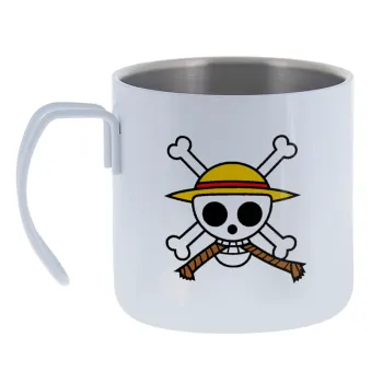 Onepiece skull — Κούπα Ανοξείδωτη διπλού τοιχώματος 400ml
