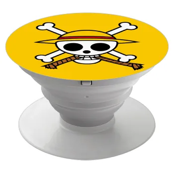 Onepiece skull, Phone Holders Stand  Λευκό Βάση Στήριξης Κινητού στο Χέρι