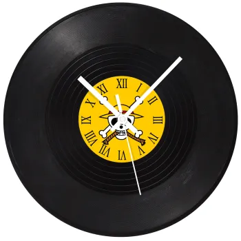 Onepiece skull, Ρολόι τοίχου Βινύλιο (30cm)