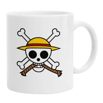 Onepiece skull, Ceramic coffee mug, 330ml