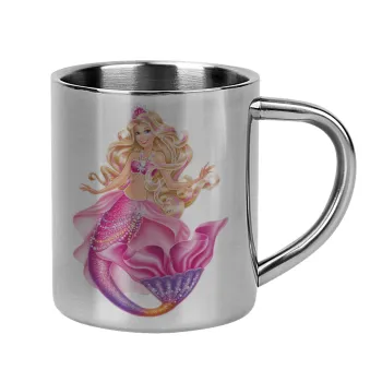 Barbie mermaid , Mug Stainless steel double wall 300ml