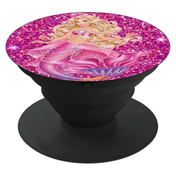 Barbie γοργόνα , Phone Holders Stand  Μαύρο Βάση Στήριξης Κινητού στο Χέρι