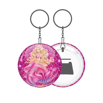 Barbie γοργόνα , Μπρελόκ μεταλλικό 5cm με ανοιχτήρι