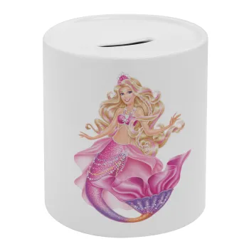 Barbie mermaid , Κουμπαράς πορσελάνης με τάπα