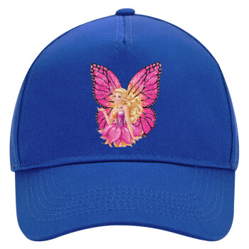 Barbie Νεράιδα, Καπέλο Ενηλίκων Ultimate ΜΠΛΕ, (100% ΒΑΜΒΑΚΕΡΟ DRILL, ΕΝΗΛΙΚΩΝ, UNISEX, ONE SIZE)