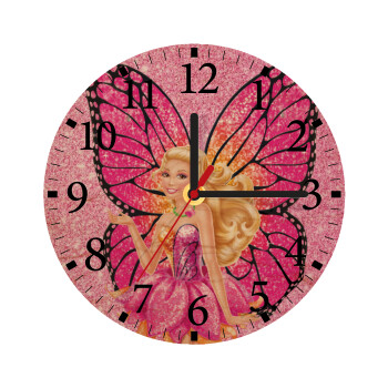 Barbie Νεράιδα, Ρολόι τοίχου ξύλινο plywood (20cm)