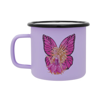 Barbie Νεράιδα, Κούπα Μεταλλική εμαγιέ ΜΑΤ Light Pastel Purple 360ml