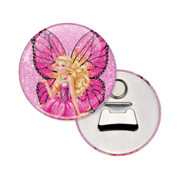 Barbie Νεράιδα, Μαγνητάκι και ανοιχτήρι μπύρας στρογγυλό διάστασης 5,9cm