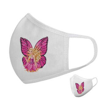 Barbie Νεράιδα, Μάσκα υφασμάτινη υψηλής άνεσης παιδική (Δώρο πλαστική θήκη)