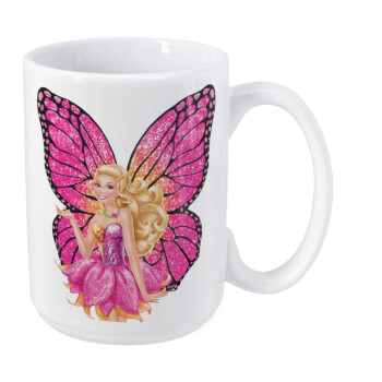 Barbie Νεράιδα, Κούπα Mega, κεραμική, 450ml