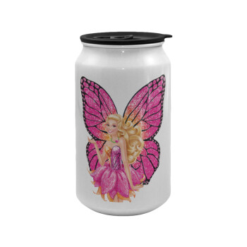 Barbie Νεράιδα, Κούπα ταξιδιού μεταλλική με καπάκι (tin-can) 500ml