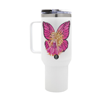 A fairy Barbie, Mega Stainless steel Tumbler with lid, double wall 1,2L