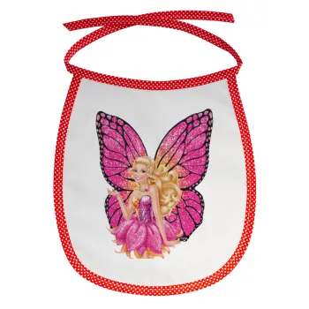 Barbie Νεράιδα, Σαλιάρα μωρού αλέκιαστη με κορδόνι Κόκκινη