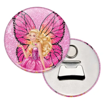 Barbie Νεράιδα, Μαγνητάκι και ανοιχτήρι μπύρας στρογγυλό διάστασης 5,9cm