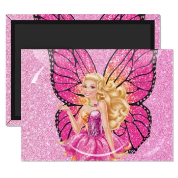 Barbie Νεράιδα, Ορθογώνιο μαγνητάκι ψυγείου διάστασης 9x6cm