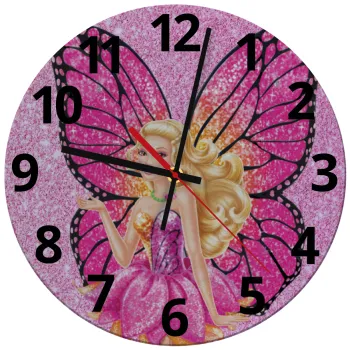 Barbie Νεράιδα, Ρολόι τοίχου γυάλινο (30cm)